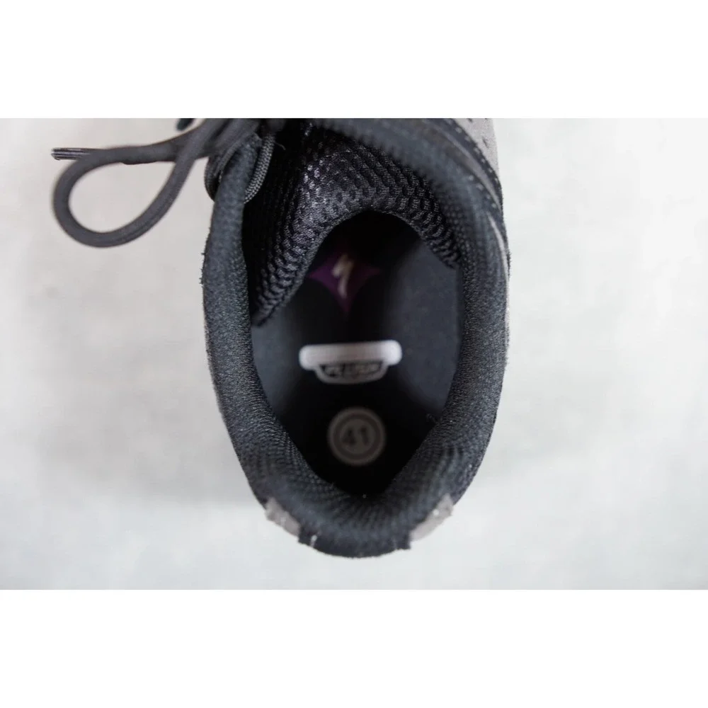 NEW Body Geometry Plush Specialized Sonoma Black Gray Bike Cycling Shoes Size 10